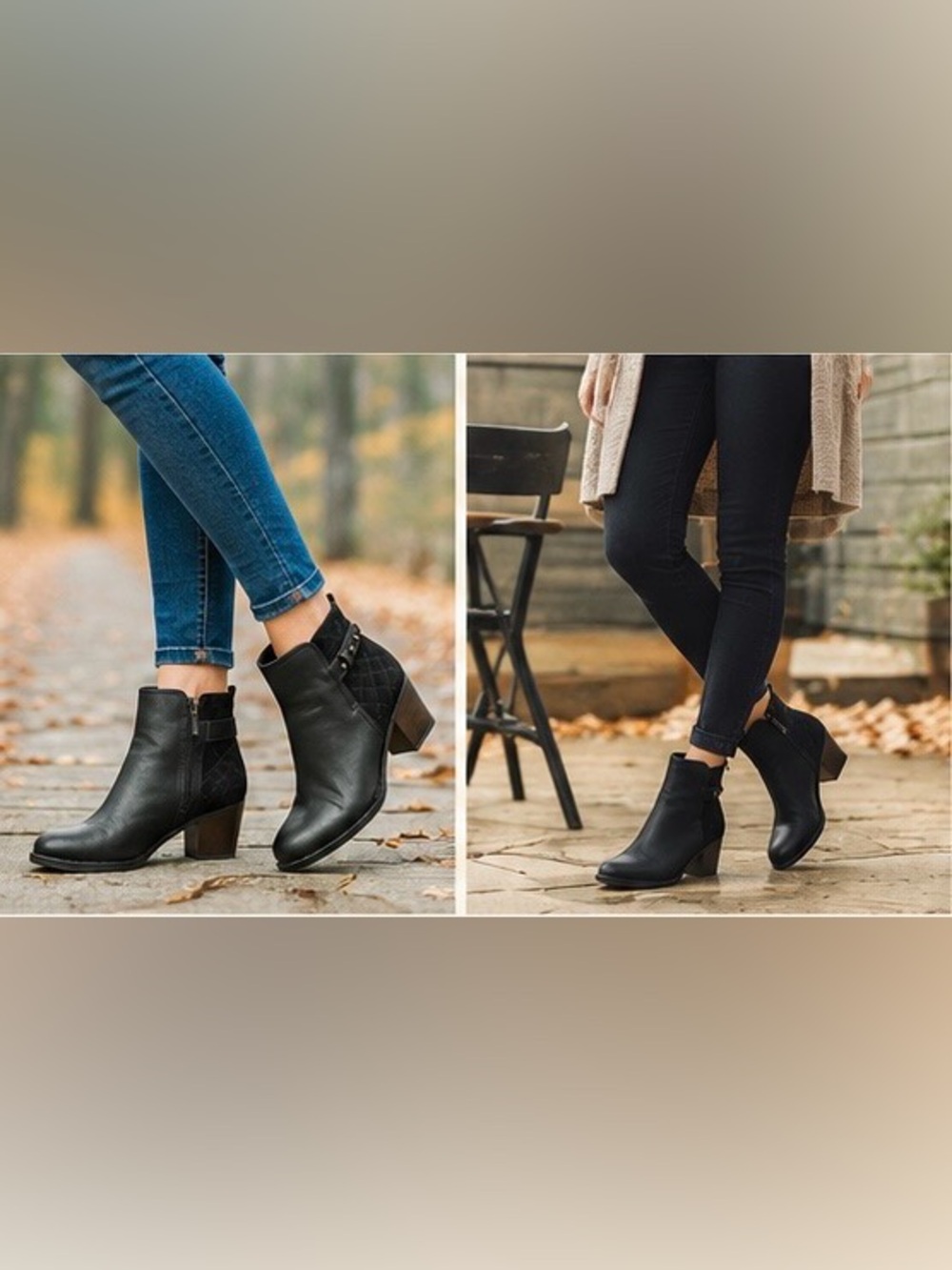 Sperry Top-Sider Black Ankle Boots Women’s Size 10 Quilted Side Zip Booties